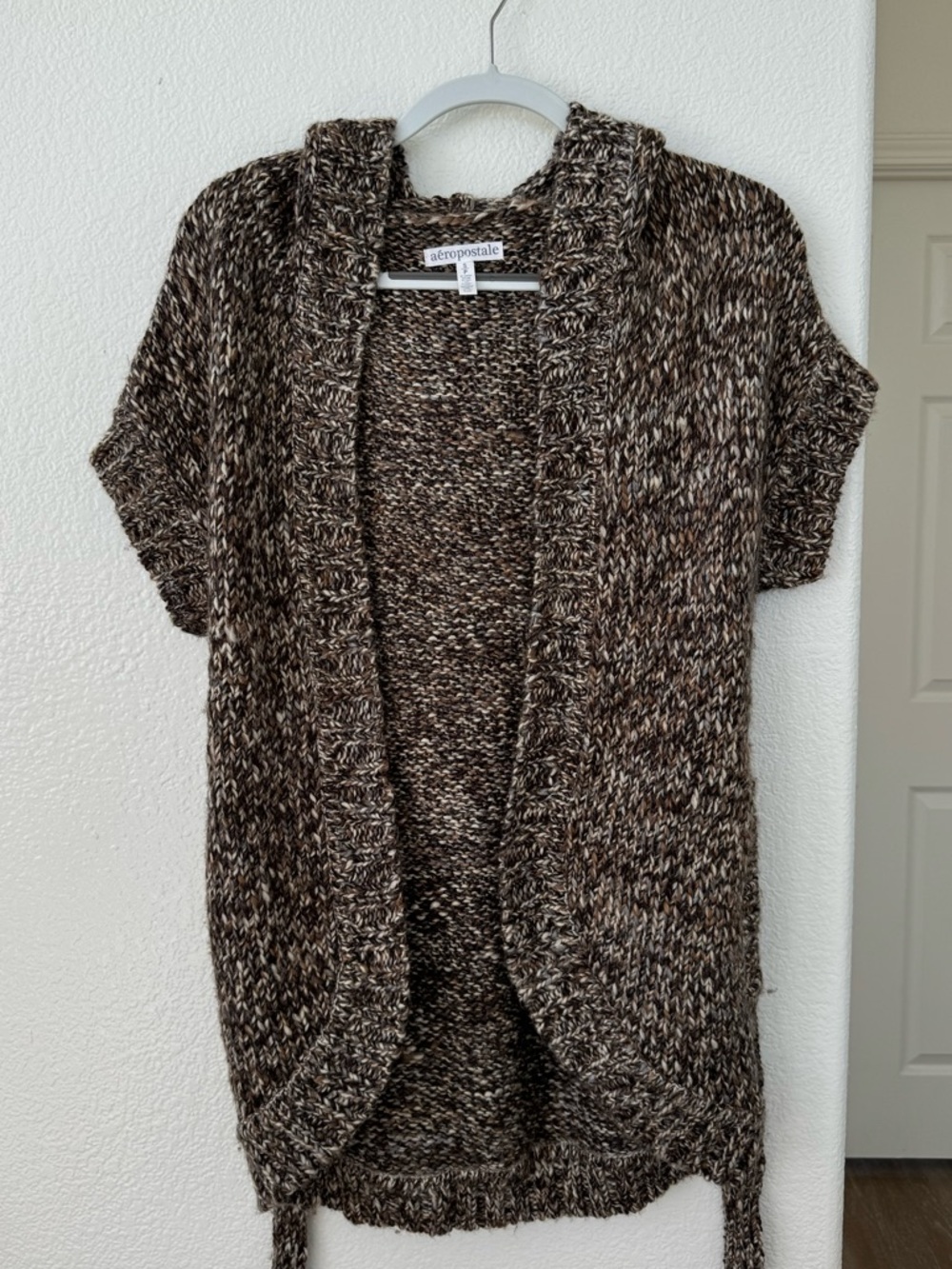 Aeropostale Brown Knit Sweater Size Small